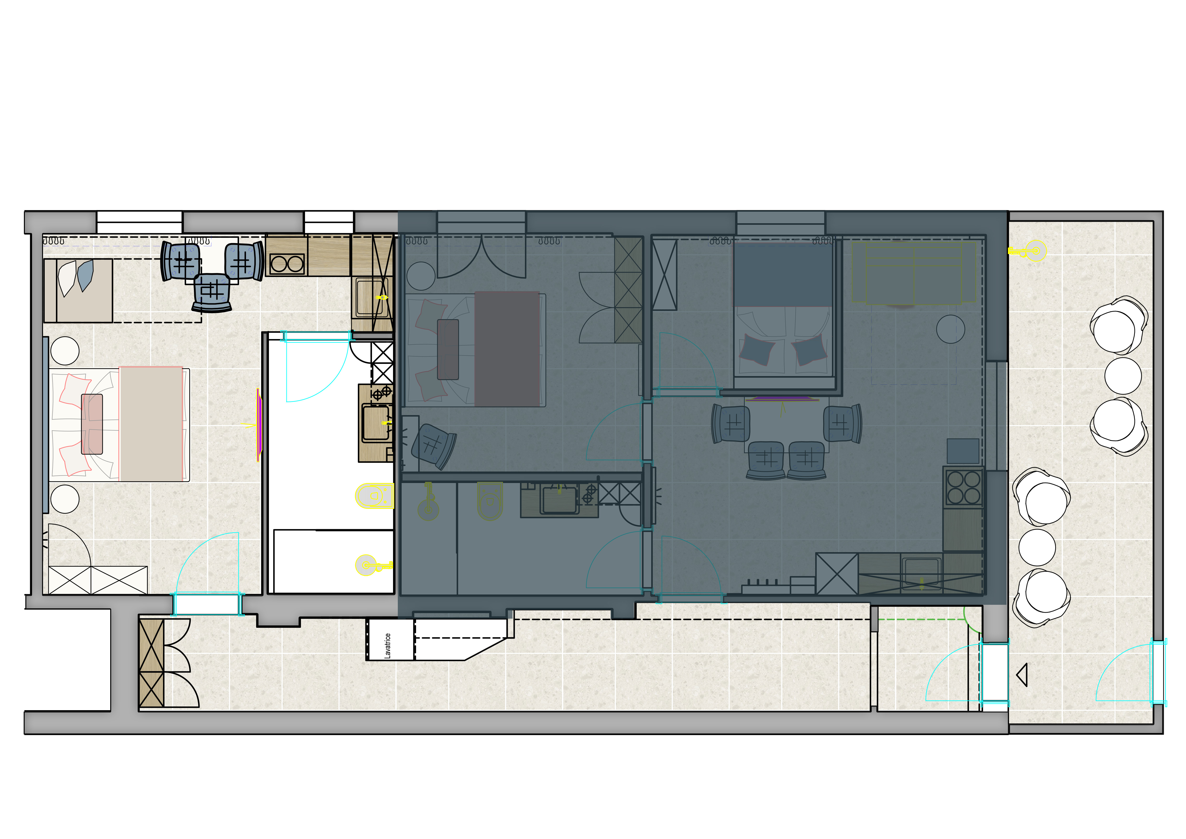 Grundriss Studio Alba